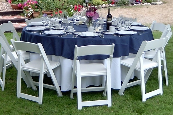 bend round table Rentals Oregon  Party  Rentals Bend Table & Chair Bend