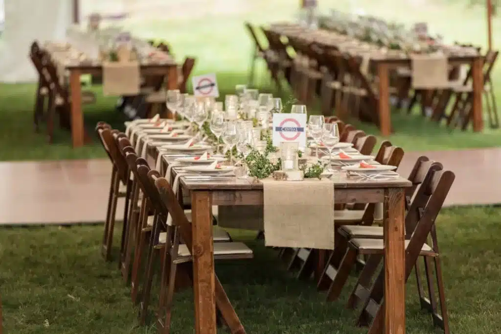 bend farm tables